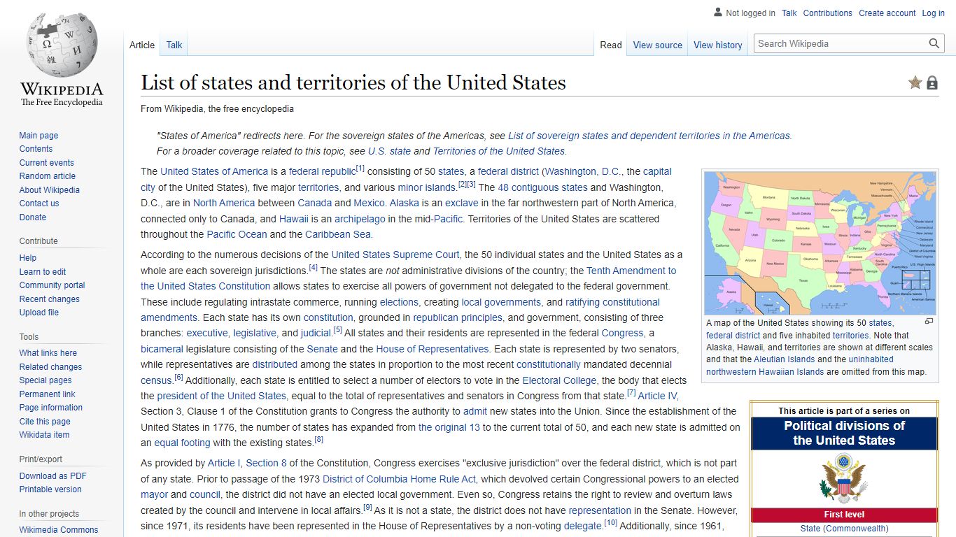 List of states and territories of the United States - Wikipedia